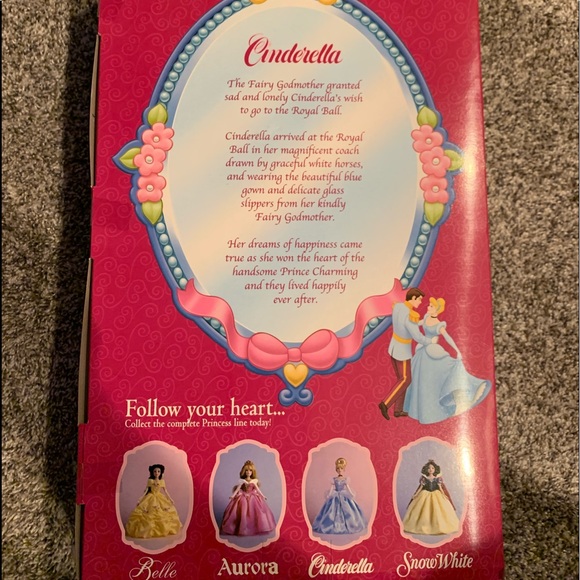 Disney Toys Cinderelladisney Princessporcelain Brass Key Keepsake